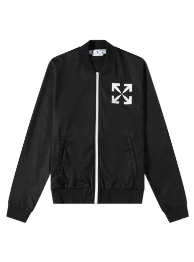 Vetrovka Off-White Single Arrow Slim Tracktop Črna | OMBD037C99FAB0021001