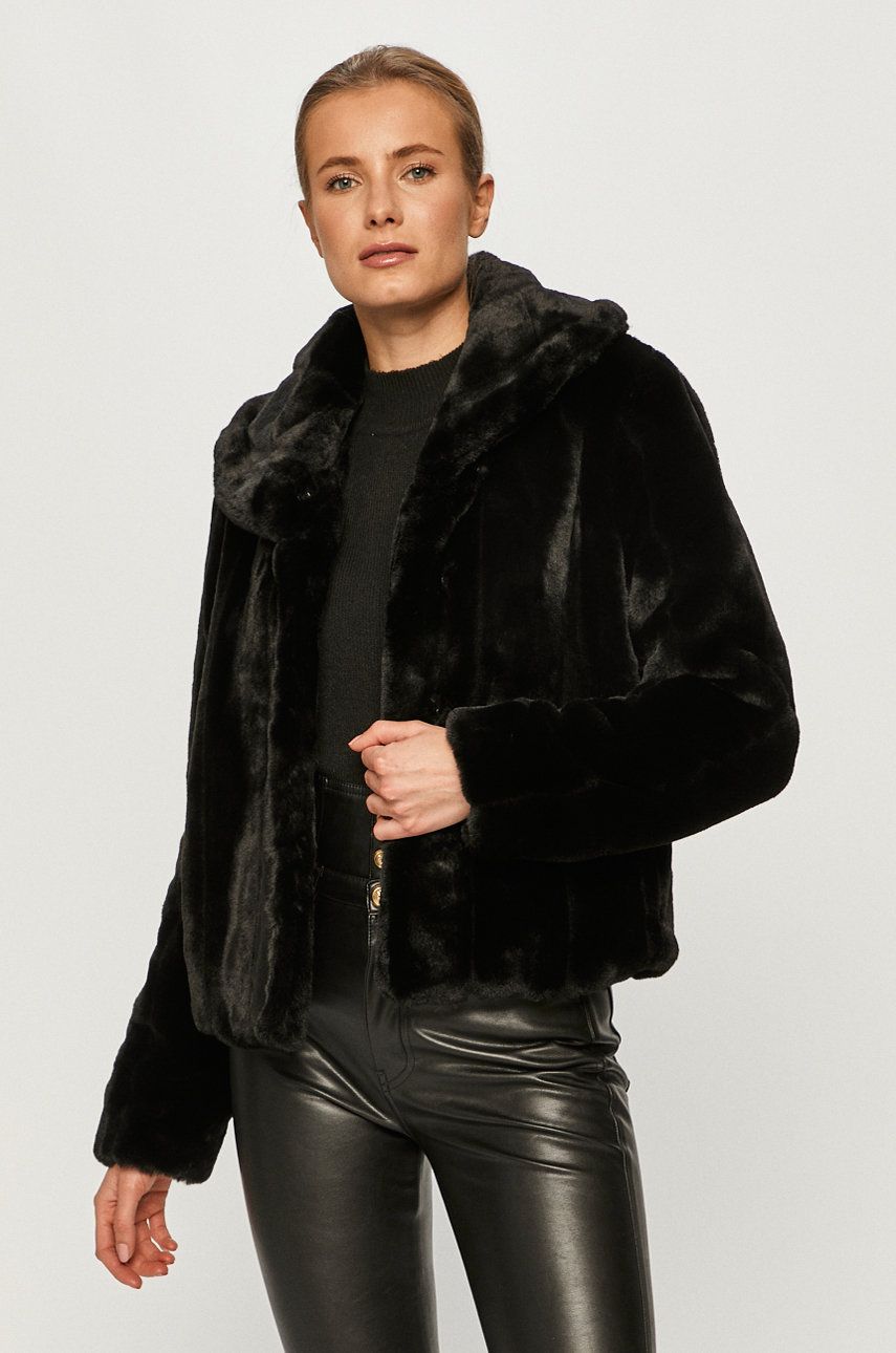 Plašči GUESS Jeans New Sophy Coat Črna | W0BL0N.WDCH0, 0