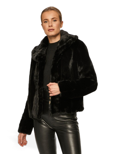 Plašči GUESS Jeans New Sophy Coat Črna | W0BL0N.WDCH0