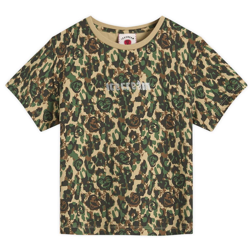 Majica BBC IceCream Crystal Soft Serve Running T-Shirt Zelena | ICWW25317-CAM