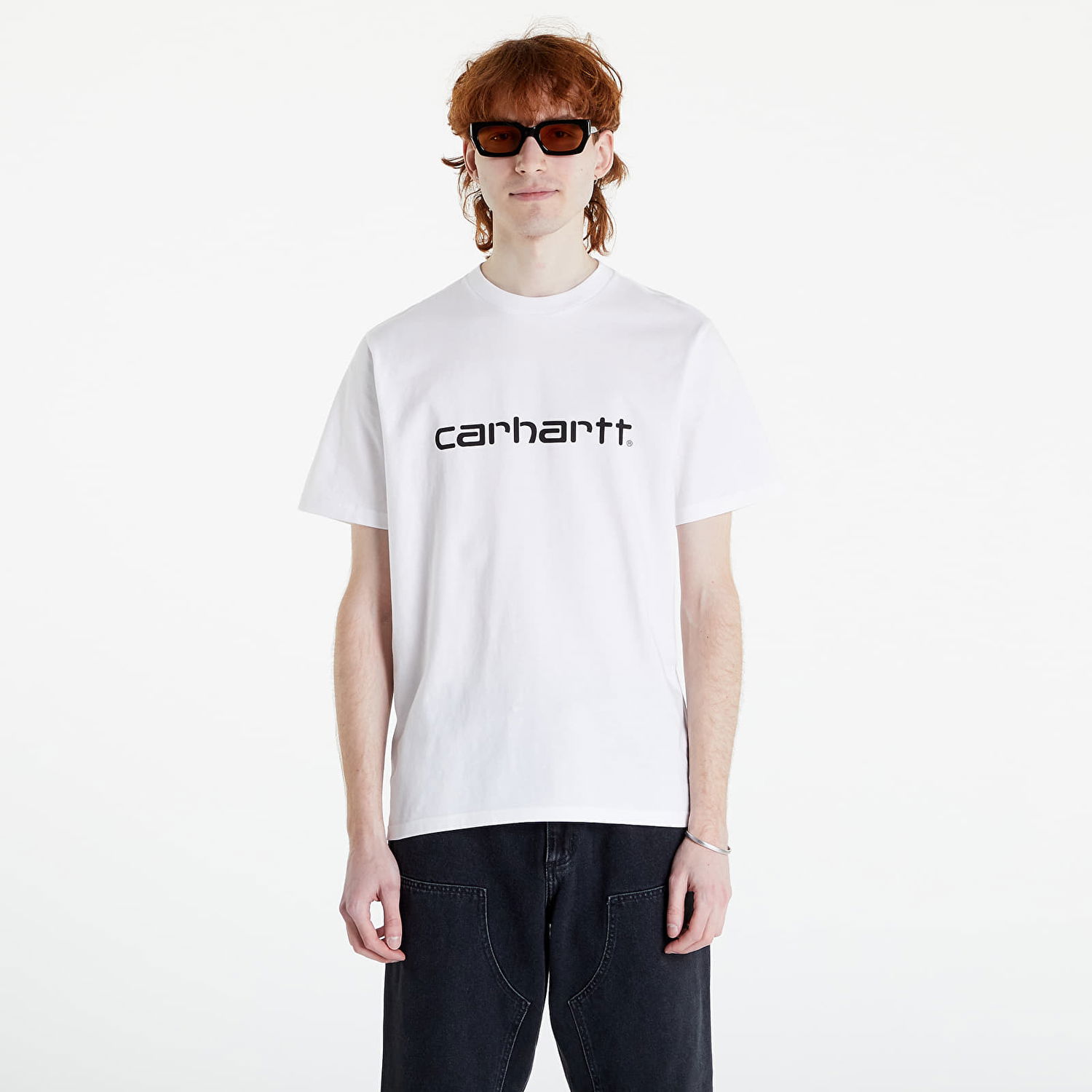 Majica Carhartt WIP S/S Script Bela | I031047.00AXX, 1