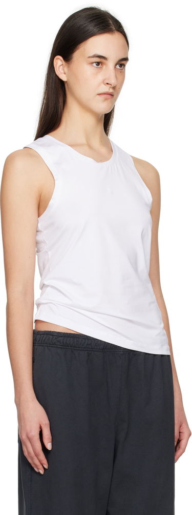 Majica brez rokavov Acne Studios Acne Studios Jersey Tank Top Bela | CL0314-, 1