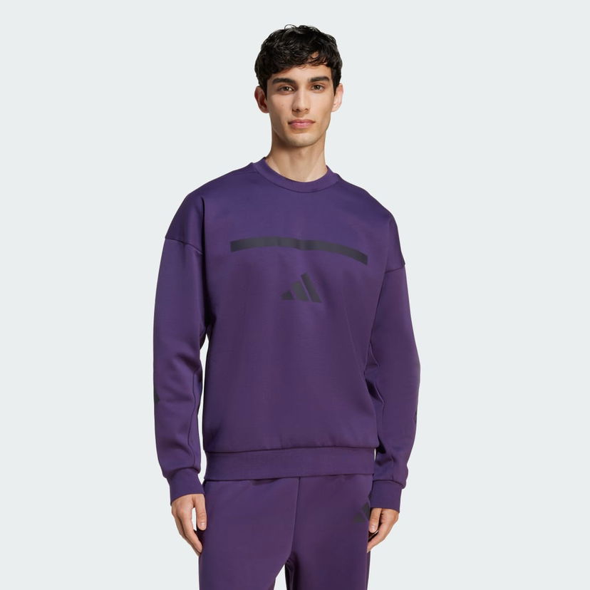 Pulover adidas Performance adidas Z.N.E. Sweatshirt Lila | JW4751