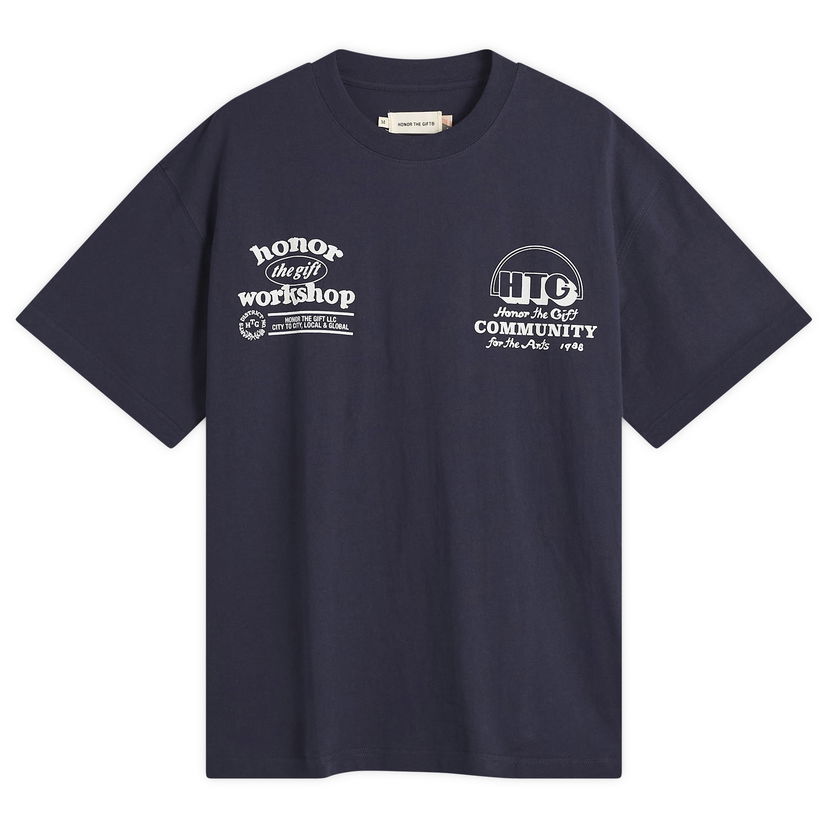 Majica Honor The Gift Workshop Community 1988 T-Shirt Mornarica | HTG250391-NVY