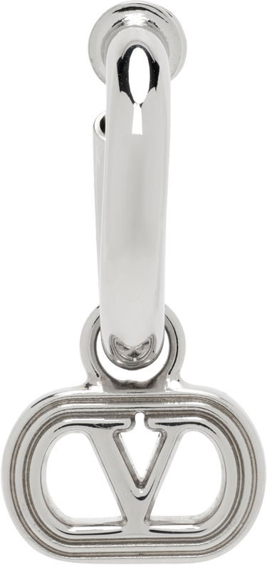 Uhani Valentino Valentino Garavani Silver Mono Single Earring Kovinski | 7Y2J0AJ3MET, 0