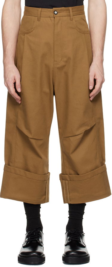 Hlače ADER ERROR Trousers With Rolled Cuffs Rjava | BN01FWBT0102CM, 0