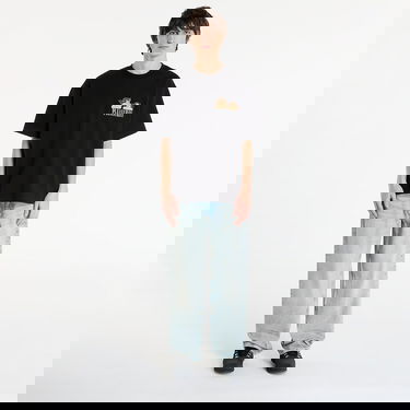 Majica Pleasures Dynamic Short Sleeve Crewneck T-Shirt with Cherub Graphic Črna | P25F046-BLACK, 3