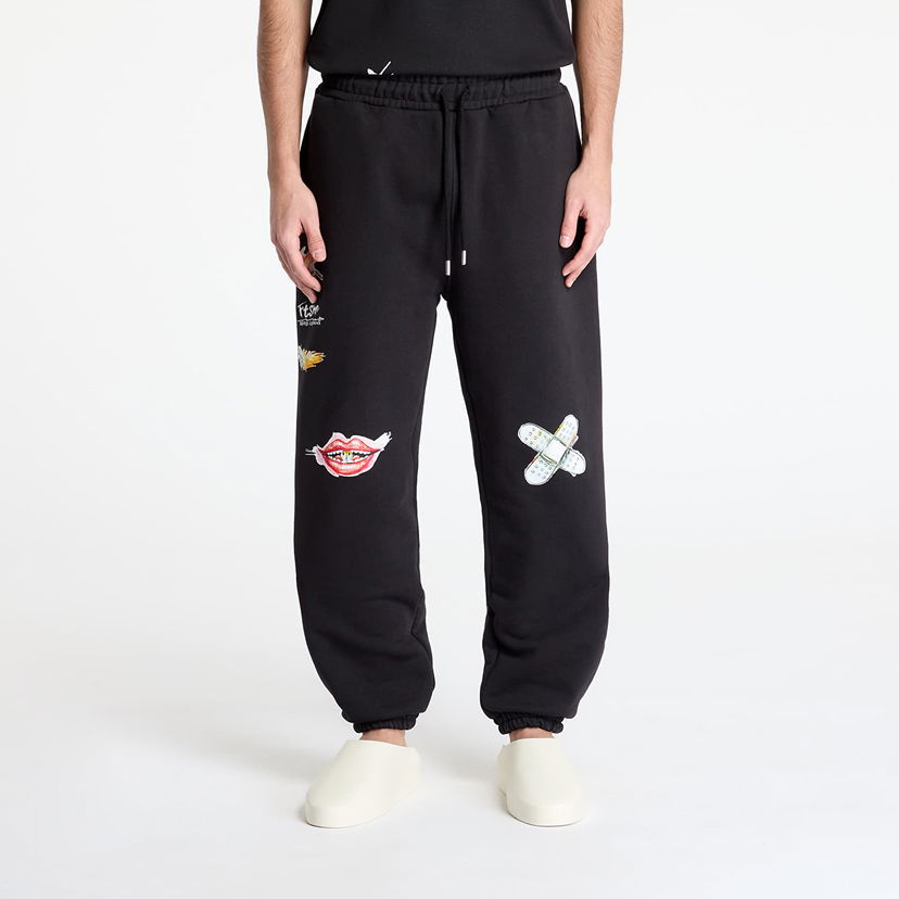 Trenirka Footshop FTSHP x Kurňavka Sweatpants Črna | FTSHP_478