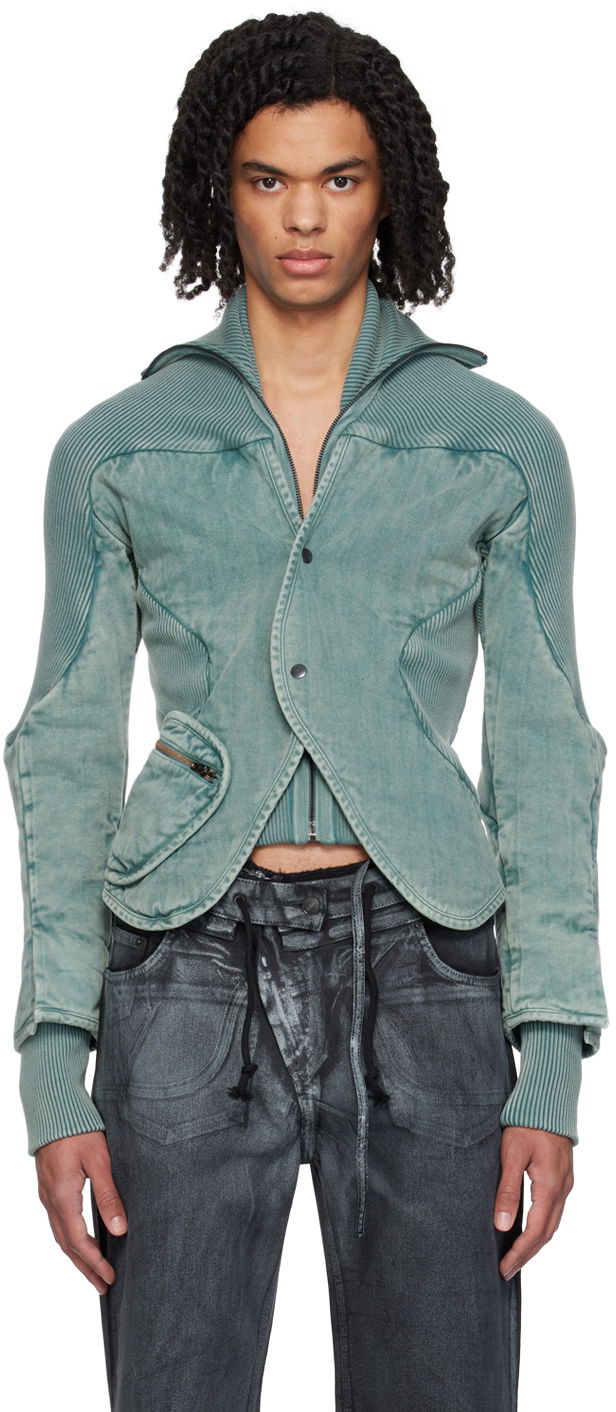 Jakna Ottolinger Ottolinger Silhouette Denim Jacket Zelena | 2100301