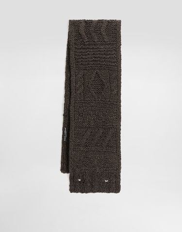 Šala Dolce & Gabbana Dolce & Gabbana Knitted Wool Scarf Rjava | GX31KTJDVD8M9499, 1