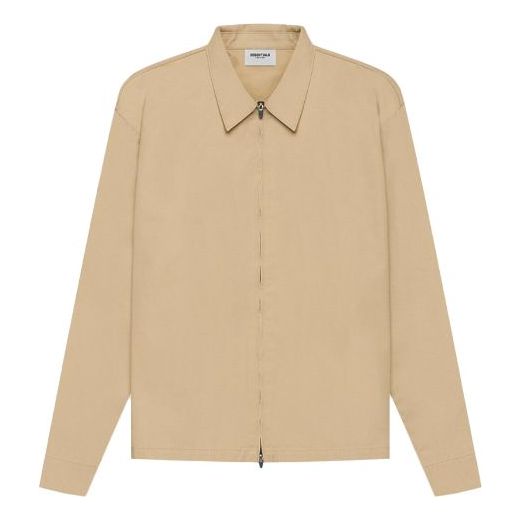 Jakna Fear of God Fear of God Essentials Twill Jacket Bež | FOG-SS21-638