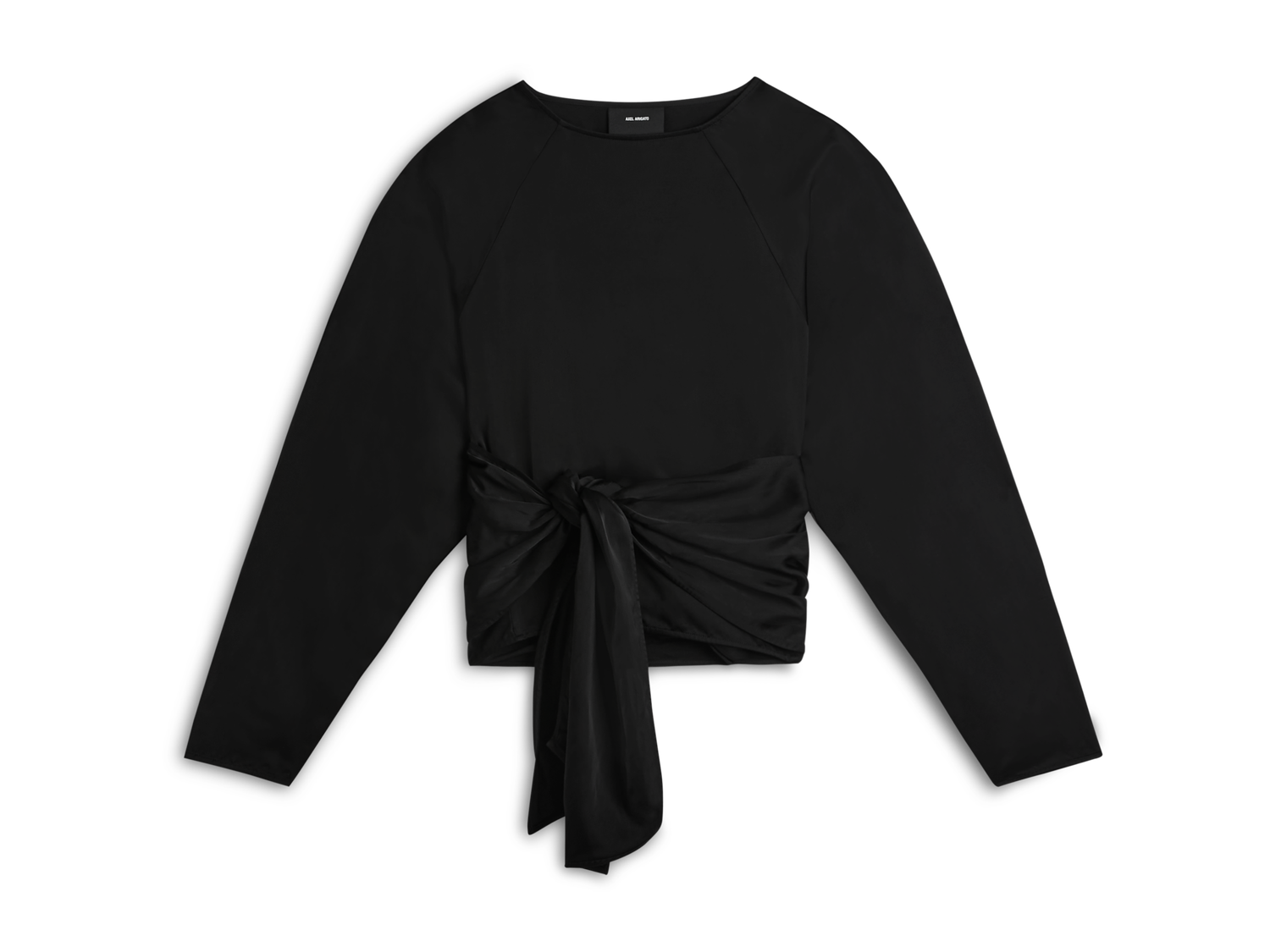 Majica AXEL ARIGATO Diana Tie-Front Top Črna | A2123001, 1