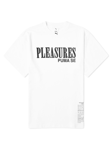Majica Puma Pleasures Typo Bela | 620878-02