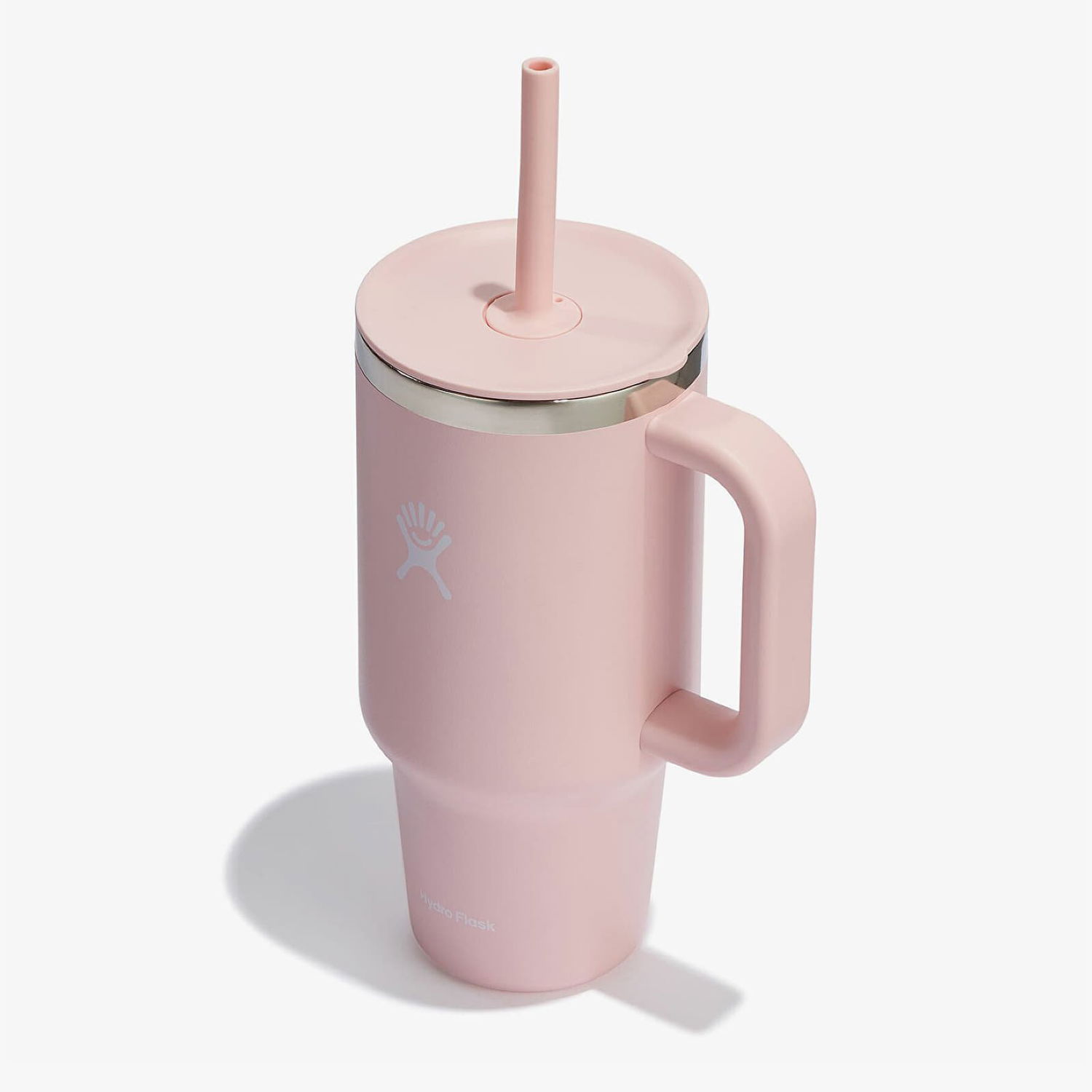 Steklenica za pitje Hydro Flask 946ml Travel Tumbler with Handle and Straw Trillium Universal Roza | TT32PSC678, 1
