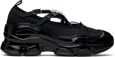 Obleke Simone Rocha Simone Rocha Beaded Tracker Ballerinas Črna | HT19B 0755, 0