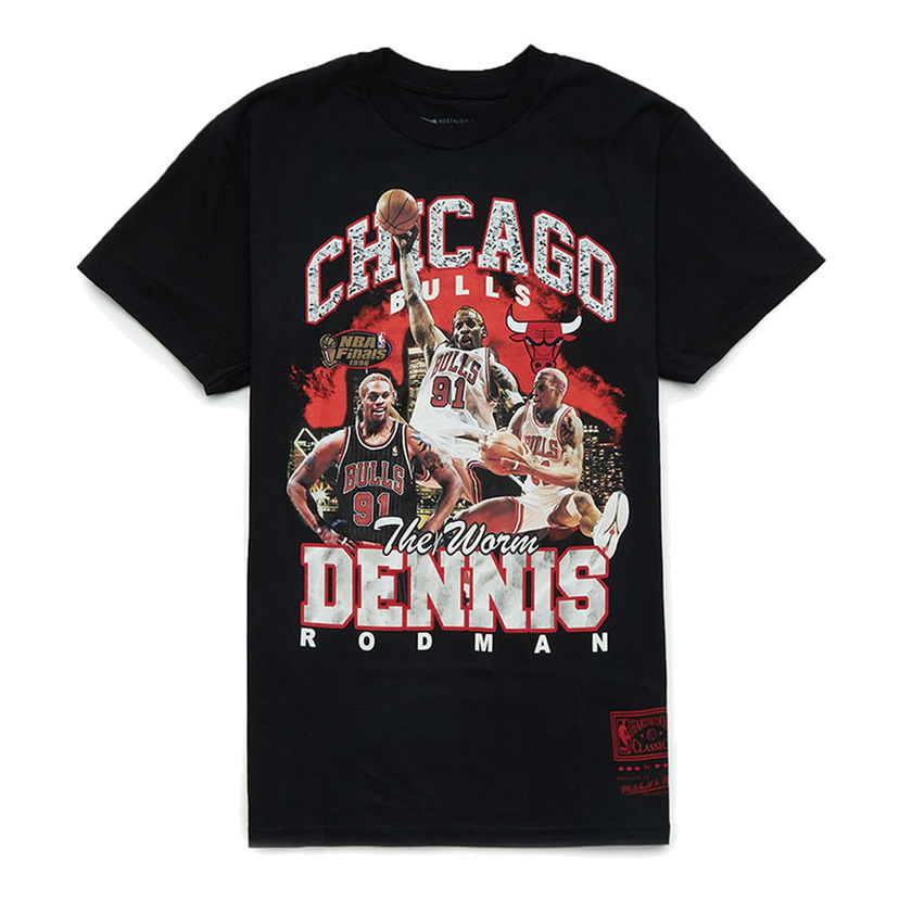 Majica Mitchell & Ness NBA Chicago Bulls 'Dennis Rodman' T-Shirt Črna | SS23JYCHR-02-BLACK