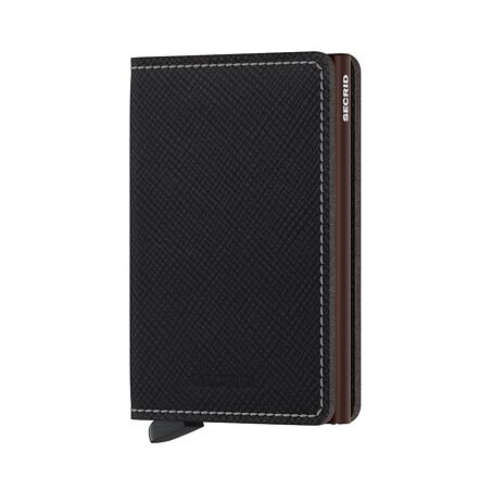 Denarnica Secrid Secrid Slimwallet Saffiano Card Holder Črna | SSa-Brown, 0