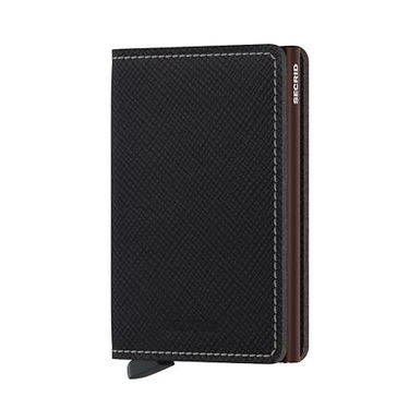 Denarnica Secrid Secrid Slimwallet Saffiano Card Holder Črna | SSa-Brown, 0