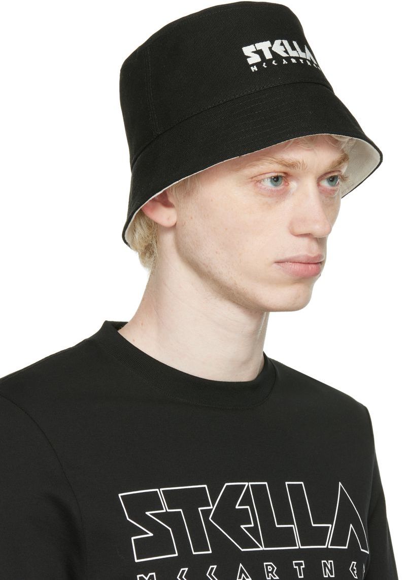 Klobuk Stella McCartney Reversible Bucket Hat Črna | 900453WP0041, 1
