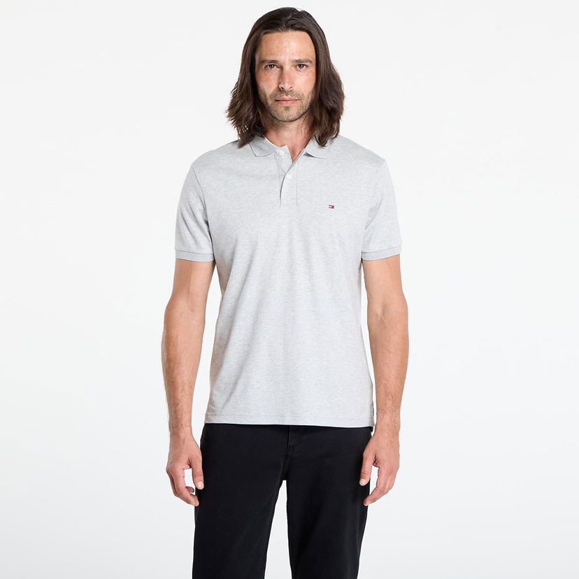 Polo majica Tommy Hilfiger Tommy Hilfiger Liquid Cotton Polo Siva | MW0MW39994 P01