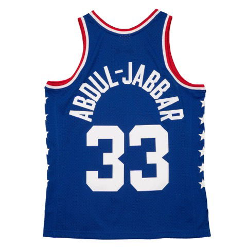Dres Mitchell & Ness Jersey All-Star Game West Kareem Abdul Jabbar Mornarica | SMJYLG20016-ASWROYA85KAB, 1