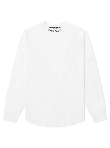 Majica Palm Angels Long Sleeve Logo Mock Neck Tee Bela | PMAB001R21JER0010110