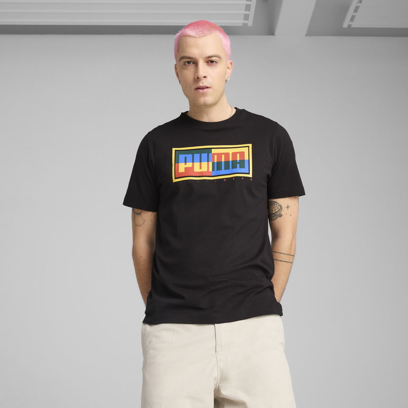 Majica Puma Men's Rectangular Graphics T-Shirt Črna | 684827_01
