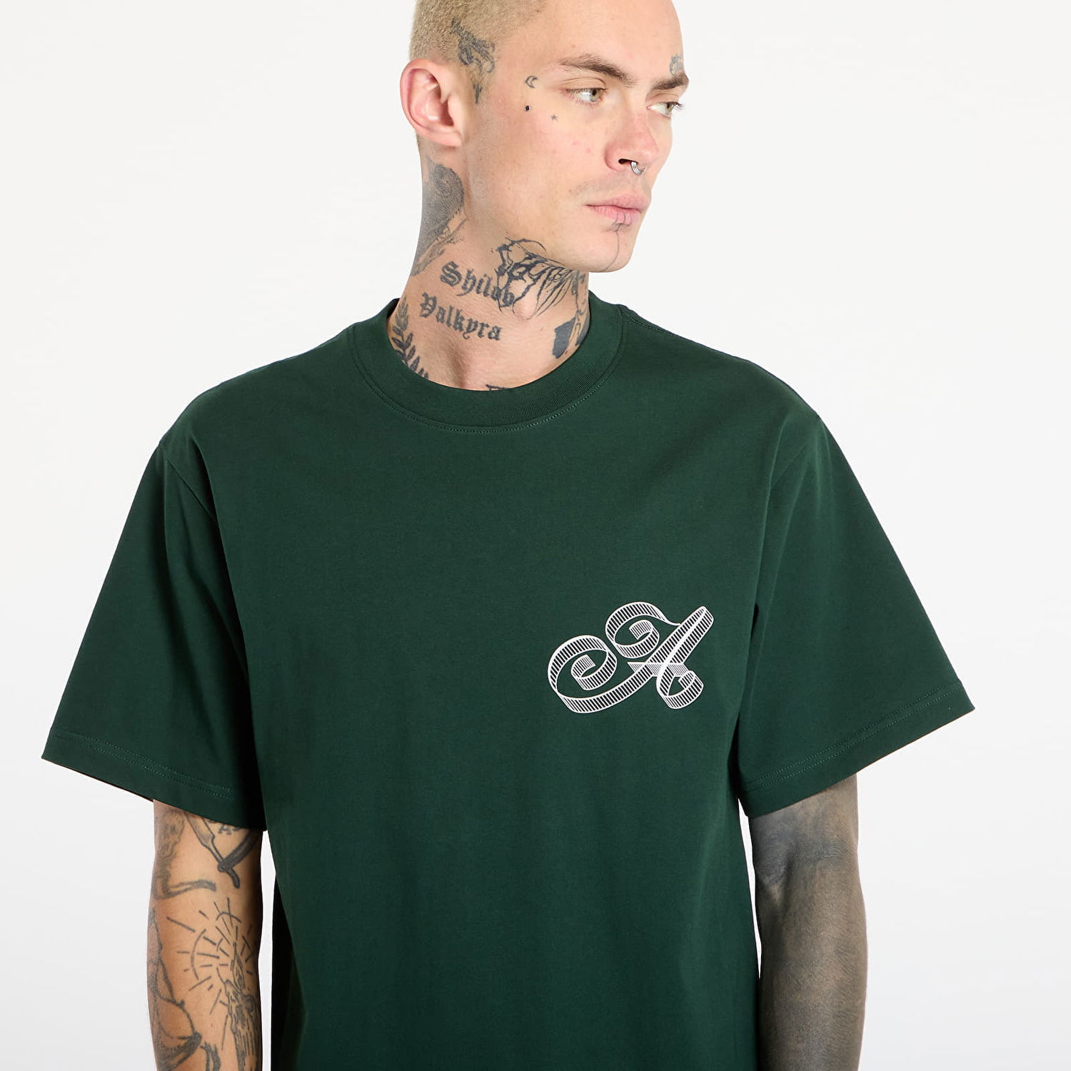 Majica Awake NY Script Tee Zelena | AWK-FW25-TS002 -GRE, 1