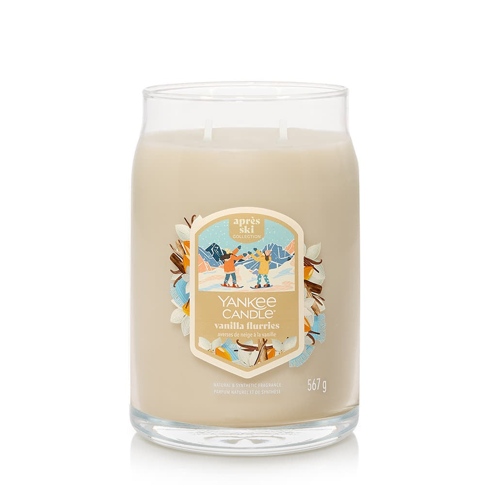 Sveče Yankee Candle Après Ski Collection Signature Large Jar 2 Wicks Vanilla Flurries Bež | 43496, 1
