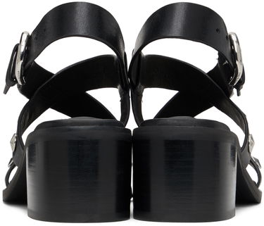 Modni dodatki rag & bone rag & bone Geo Stud Block Heeled Sandals Črna | WFF24SF018TT18, 1