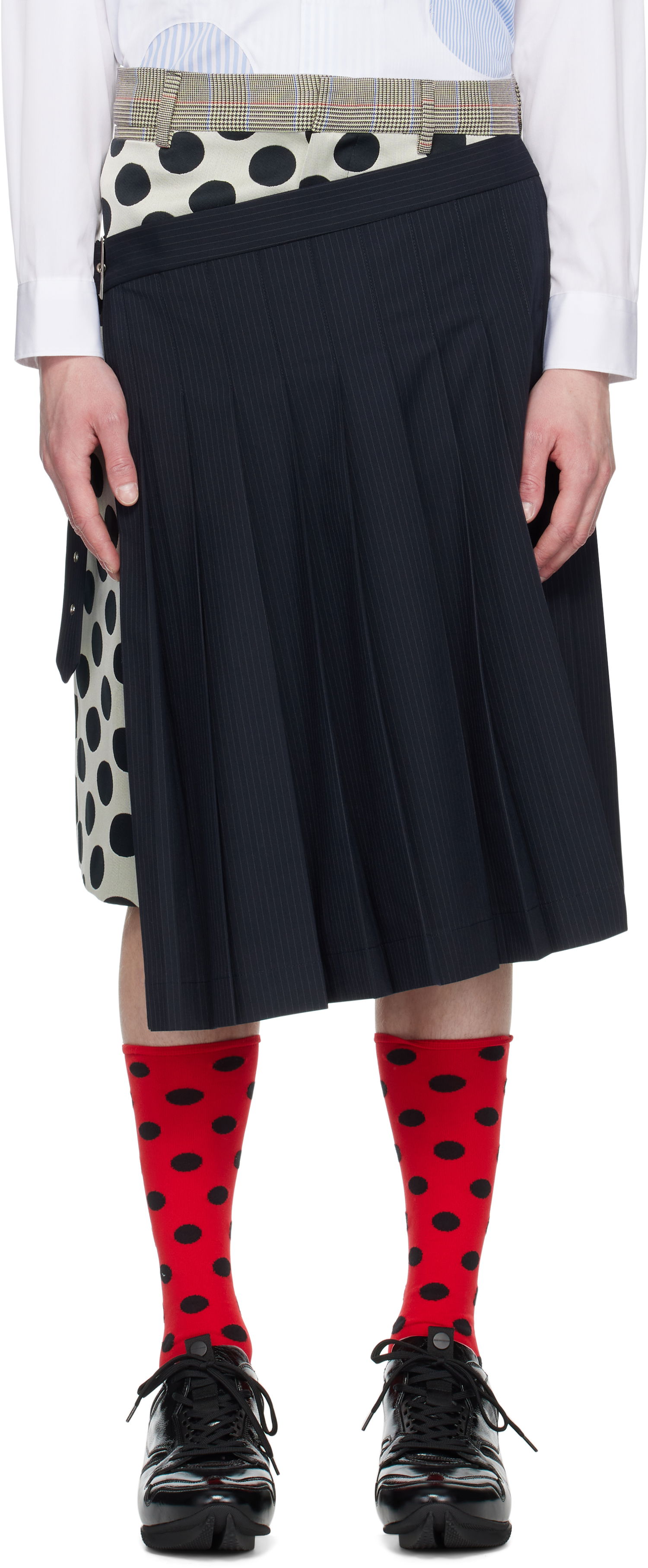 Krila Charles Jeffrey Loverboy Charles Jeffrey LOVERBOY Waisted Pleated Skort Mornarica | 54040401, 0