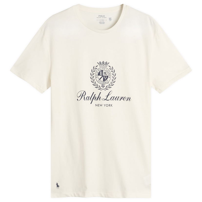 Majica Polo by Ralph Lauren Ralph Lauren Crest Logo T-Shirt, Size Large Bež | 710978032-WHT
