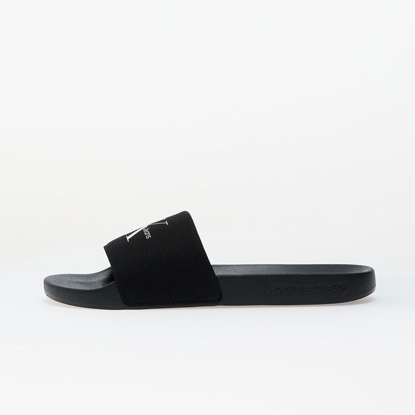 Superge in čevlji CALVIN KLEIN Jeans Slide Monogram Wn Black Črna | YW0YW01835 0GM