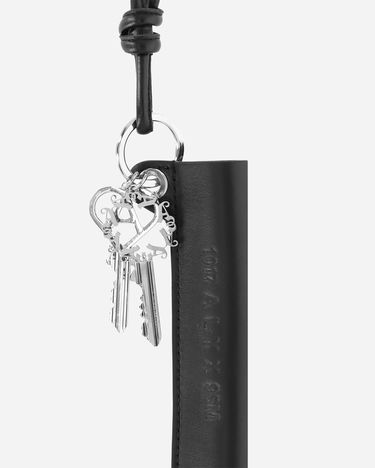 Obeski za ključe 1017 ALYX 9SM Leather Keychain Črna | AAUKE0010LE01 BLK0001, 4