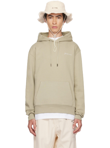 Pulover Jacquemus Le Raphia 'Le Sweatshirt Brodé' Bež | 22H226JS310-2120