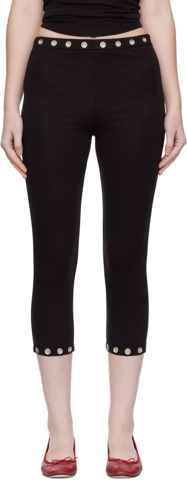 Pajkice Miaou Miaou Carla Capri Leggings Črna | 1065HJBBLK, 0