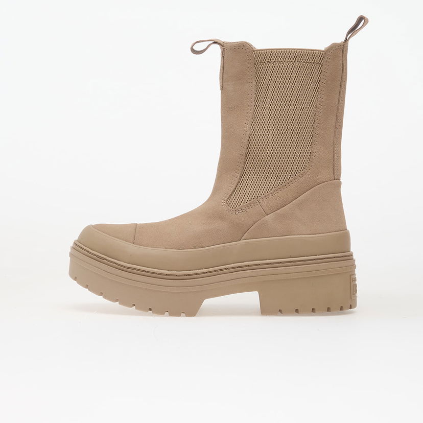 Superge in čevlji Converse Chuck Taylor All Star Lugged Heel Chelsea Boot Suede Bež | A14544C