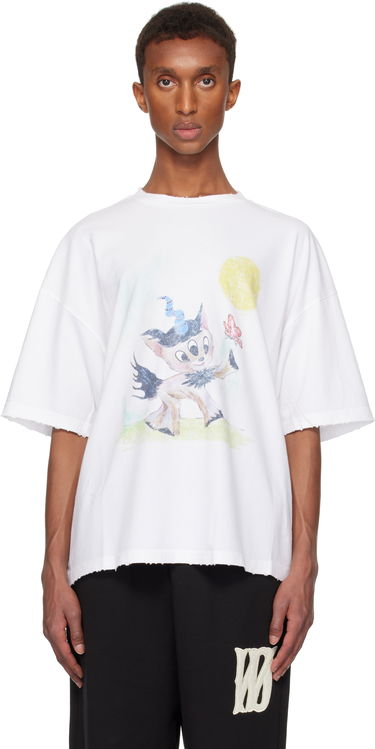 Majica We11done Monster Pony Graphic T-Shirt Bela | WD-TT3-24-781-U-WH, 0