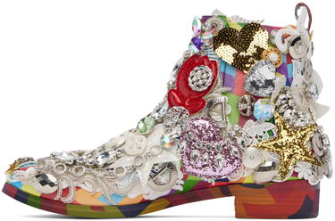 Oblačila Comme des Garçons Comme des Garçons Kids Love Gaite Edition Embellished Chelsea Boots Večbarvna | GM-K101-001, 2
