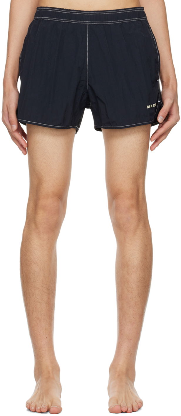Kratke hlače ISABEL MARANT Vicente Swim Shorts Črna | 24PMB0010HA-B1P02H