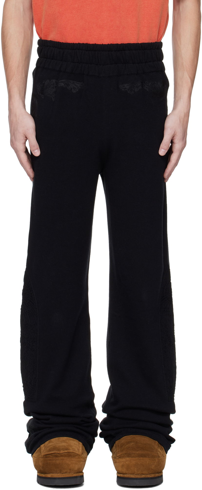 Trenirka Who Decides War Who Decides War Low Stained Glass Sweatpants Črna | 1120810002SS25