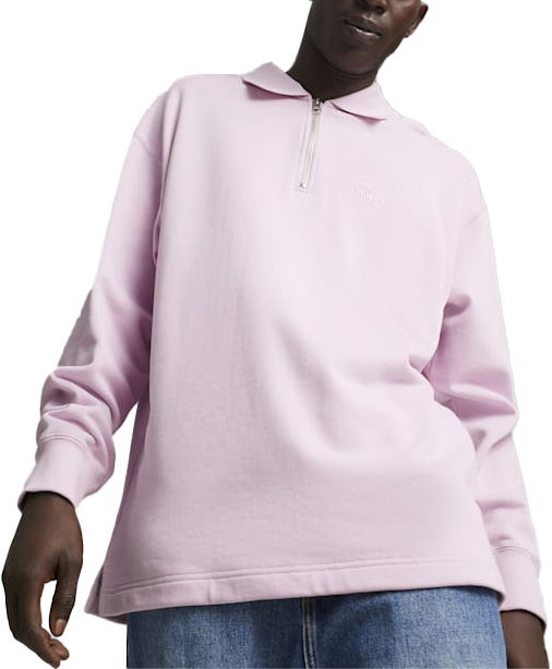 Pulover Puma Better Classics Polo Crew Sweatshirt F60 Roza | 624251-60