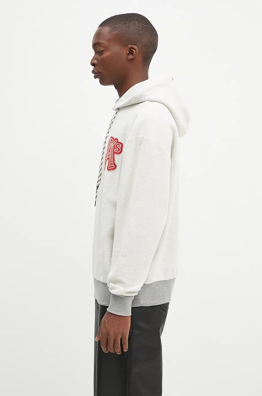 Pulover Aries Reverse Column A Hoodie Siva | AR2001202, 1