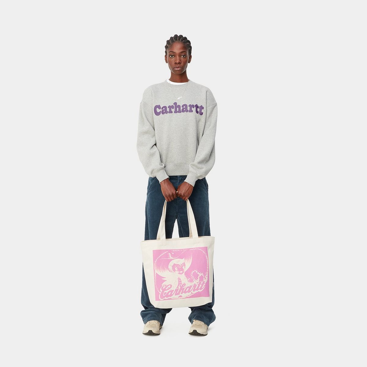 Tote bag Carhartt WIP Canvas Graphic Tote "Buddy Print/Natural" Bela | I031597_1XI_XX, 0