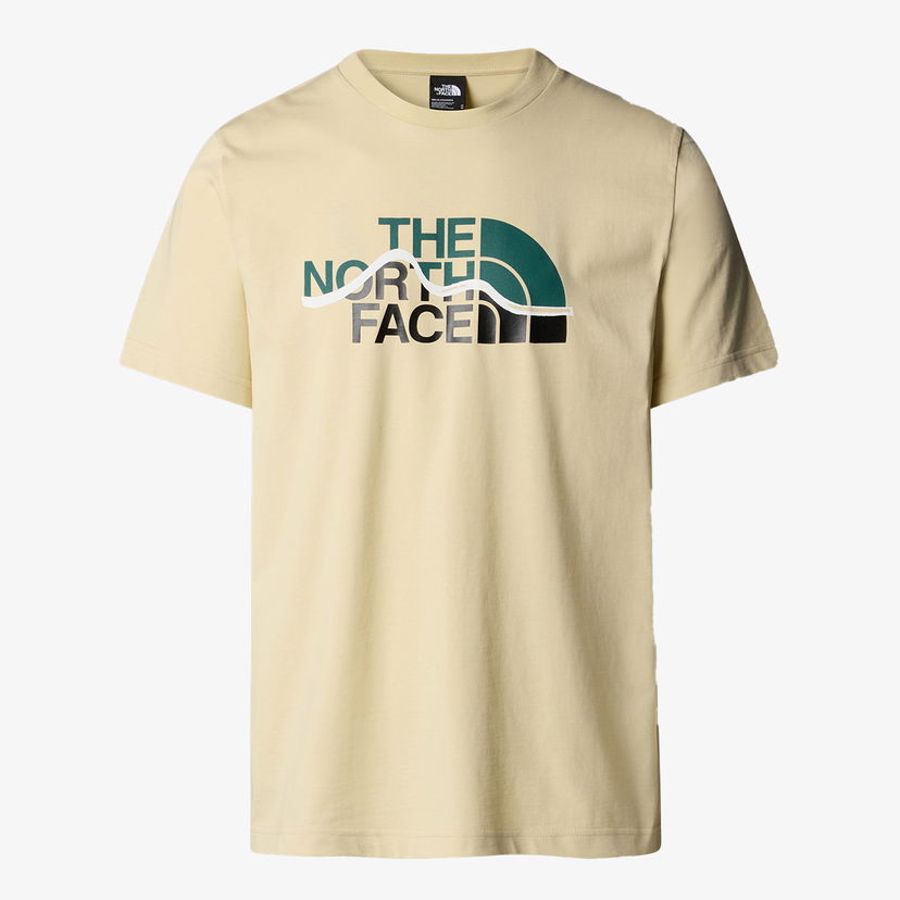 Majica The North Face Mountain Line Short Sleeve T-Shirt Bež | NF0A87NT3X41