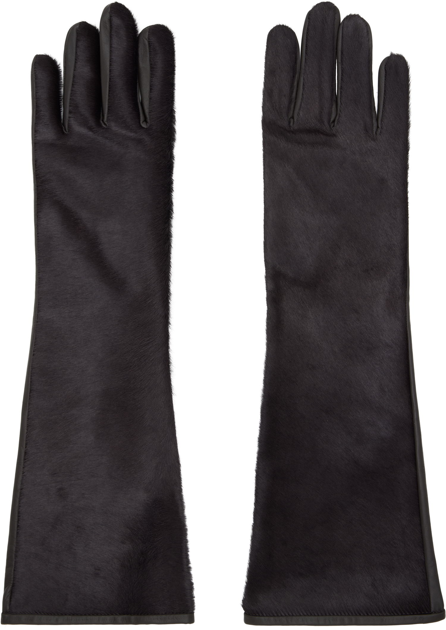 Rokavice Loulou de Saison Loulou de Saison Edna Calfskin Gloves Črna | EDNA, 0