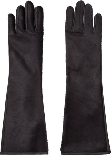 Rokavice Loulou de Saison Loulou de Saison Edna Calfskin Gloves Črna | EDNA, 0