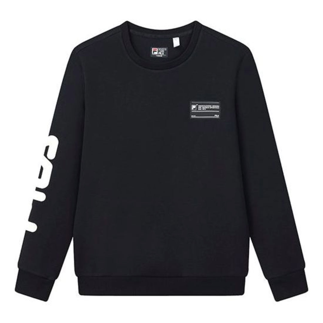 Pleteni pulover FILA Logo Print Pullover Črna | F11M149208F-NV, 0