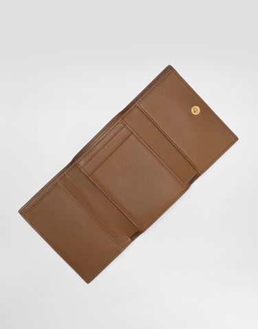 Denarnica Dolce & Gabbana Dolce & Gabbana Plongé Calfskin Small Wallet Rjava | BI0770A9S258Z093, 3