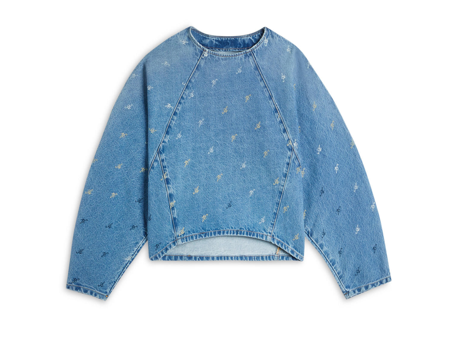 Pulover AXEL ARIGATO Daisy Script A Sweatshirt Modra | A2162001, 0